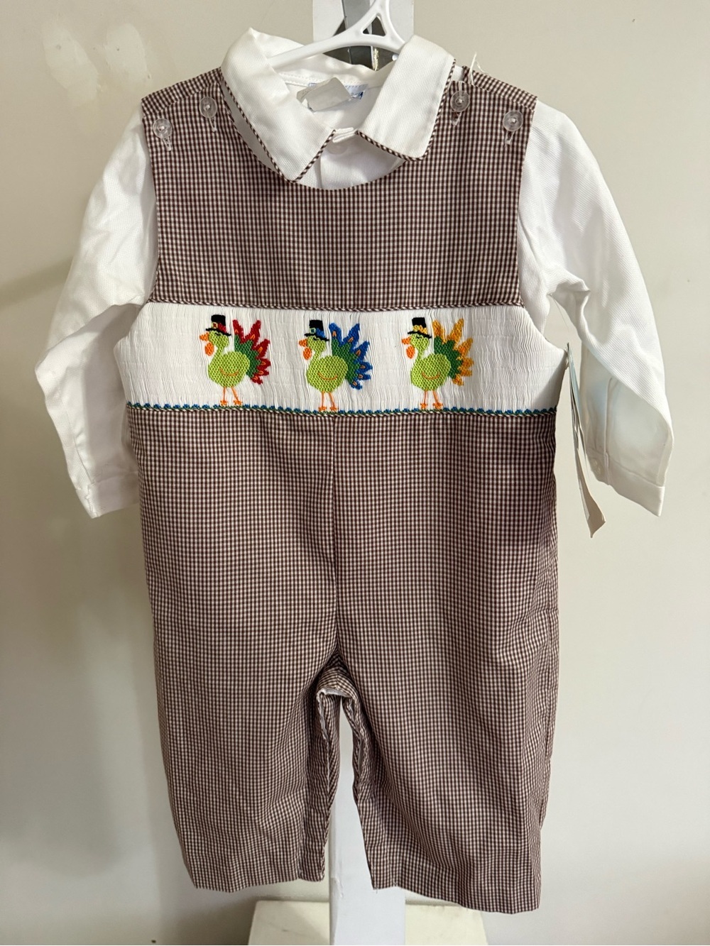 NWT Vive la Fete Smocked Thanksgiving Outfit